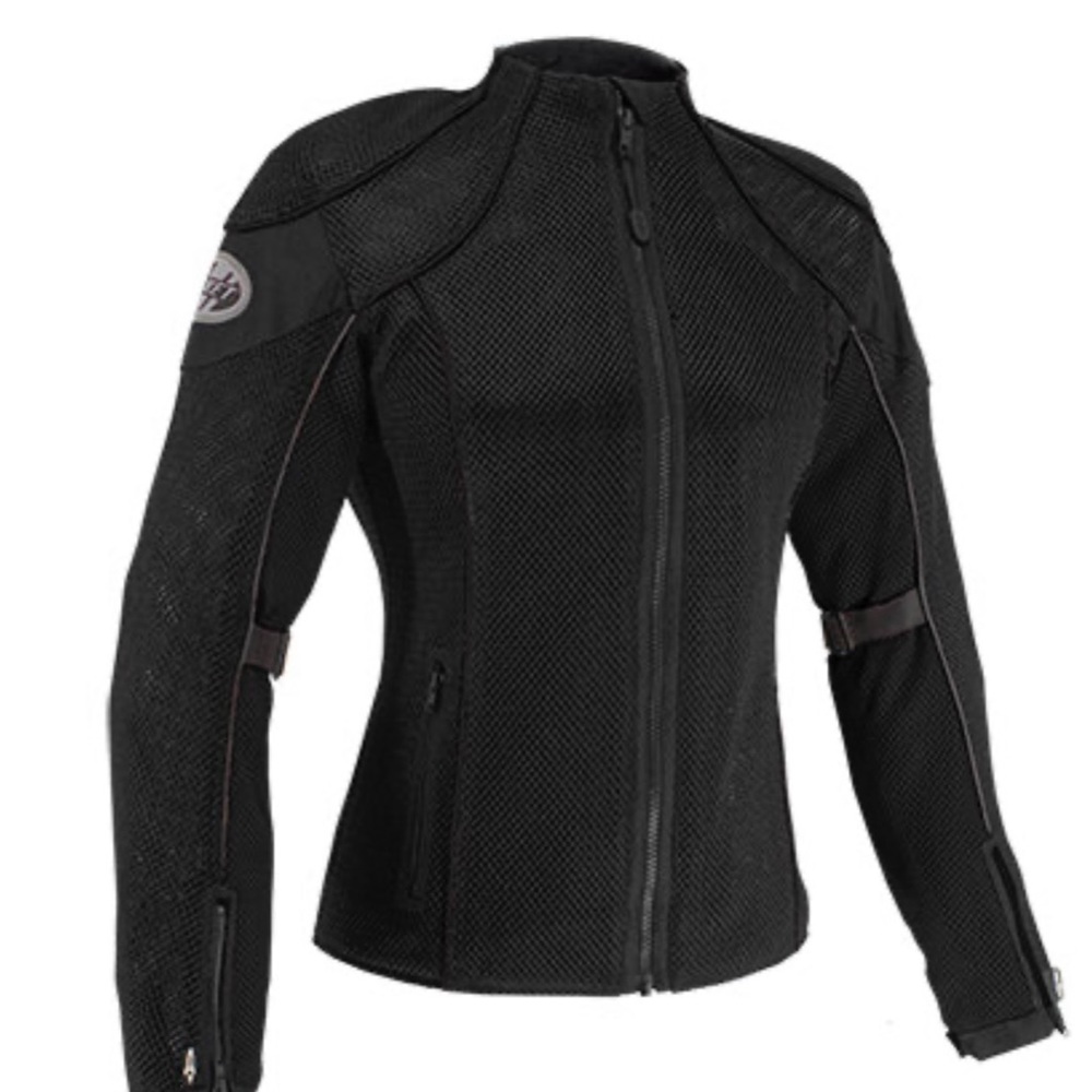 Black Womens Snowmobile & Motorcycle Jacket with armor by JOE ROCKET